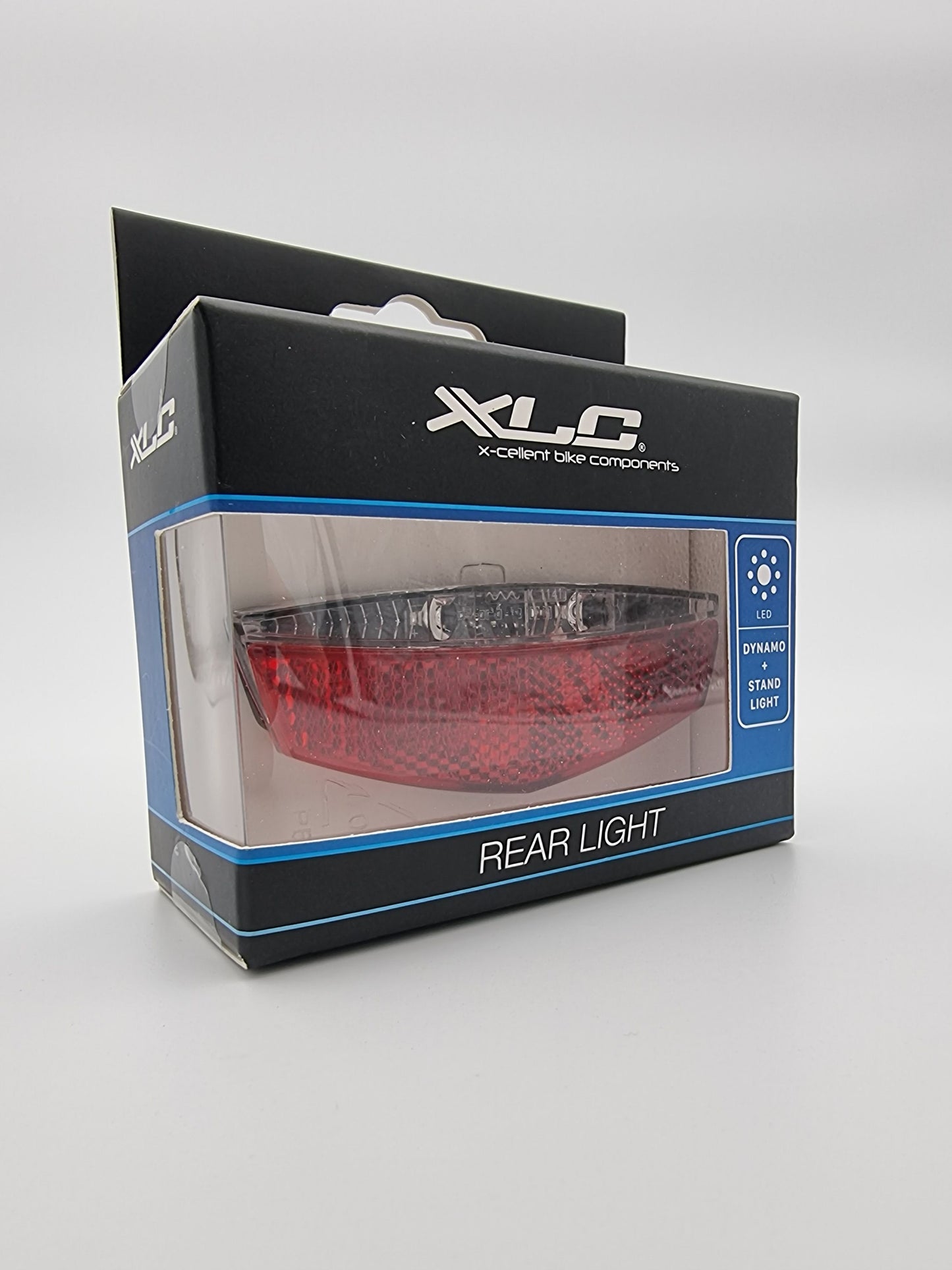 XLC CL-R17 LED Rückleuchte für Gepäckträger inkl Reflektor & Standlicht