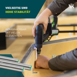 Gewindestift 10 cm Edelstahl DIN 976 V2A & V4A Rechtsgewinde